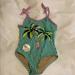 Shade Critters Little Girl palm tree bathing suit